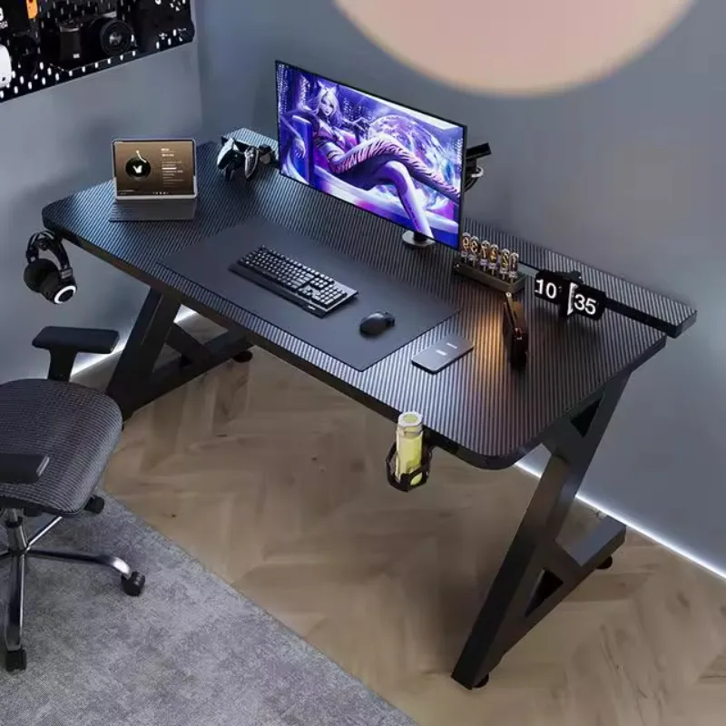 Desk Setup Art - Q Минималистичный черный дизайн компьютерных столов
