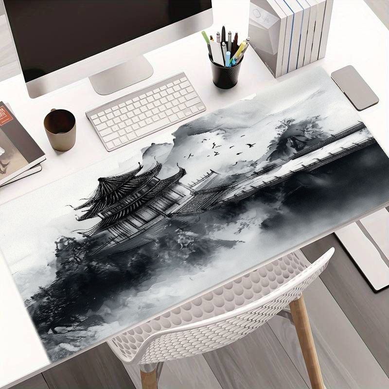 Desk Setup Art - Игривый коврик для мыши из кованого
