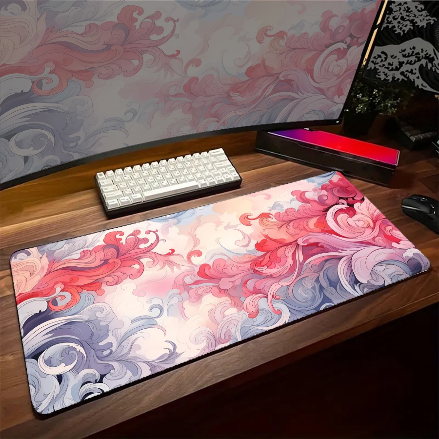 Desk Setup Art - Большой игровой коврик для мыши и