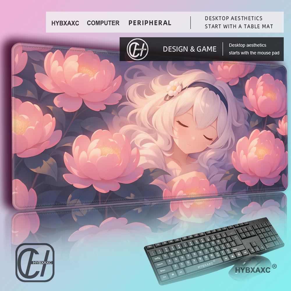Desk Setup Dream - Коврик для стола HYBXAXC Kawaii Pink