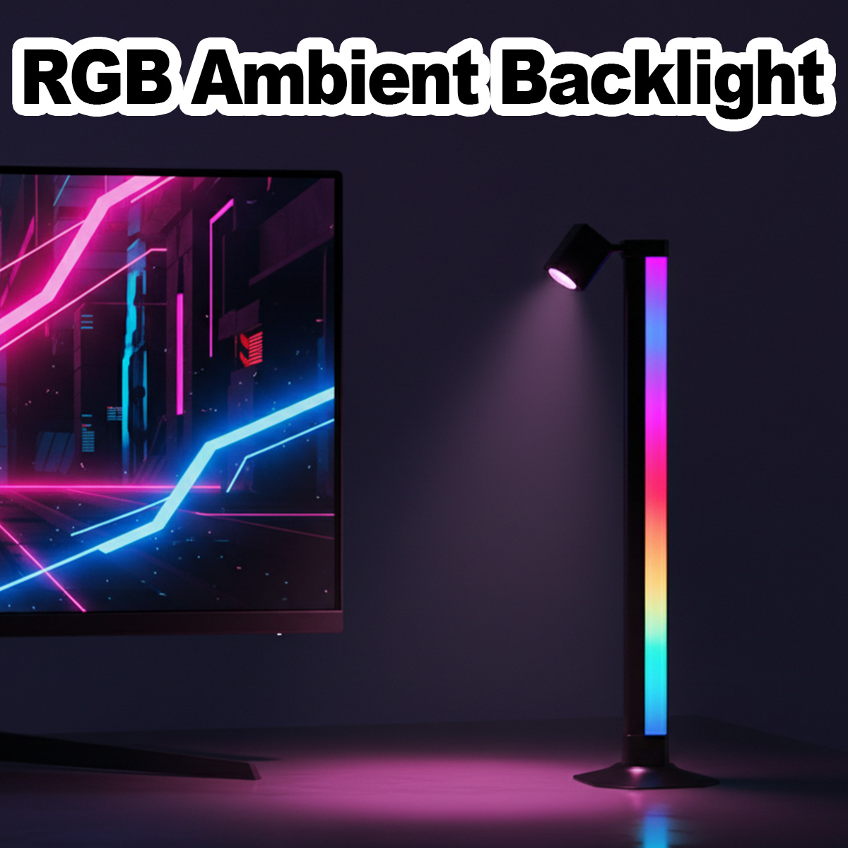 Desk Setup Art - Умная светодиодная лампа RGB с синхронизацией
