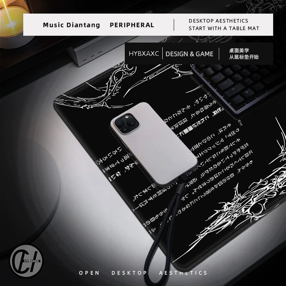 Черно-белый киберготический ко – обзор и цена Desk Setup Accessories Aesthetic