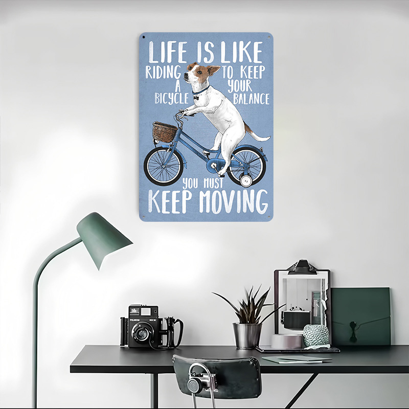 Металлический постер «Жизнь ка – обзор и цена Desk Setup Art