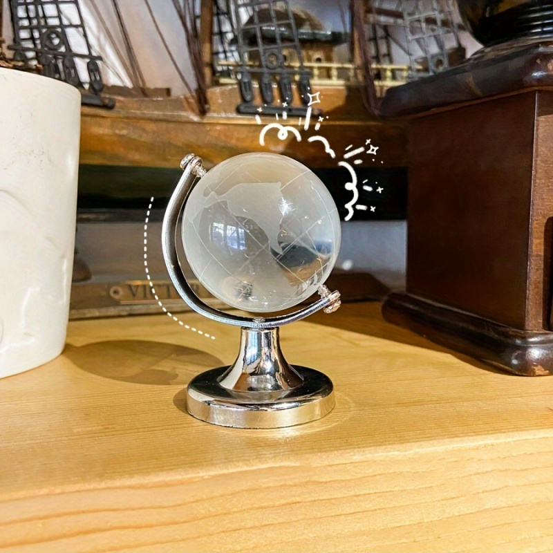 Миниатюрный хрустальный глобус – обзор и цена Desk Setup Home