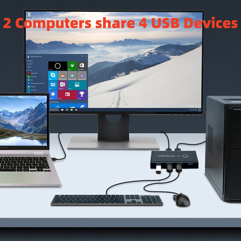 Селектор KVM-переключателя USB – обзор и цена Desk Setup Usb Hub