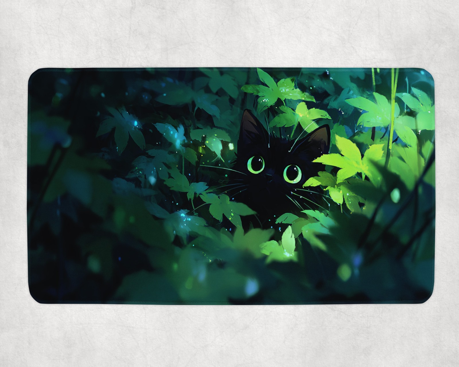Коврик для мыши Black Cat для  – обзор и цена Desk Setup Art