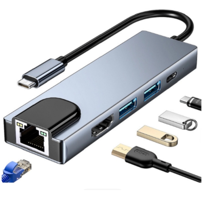 Многофункциональная док-станци – обзор и цена Desk Setup Usb Hub