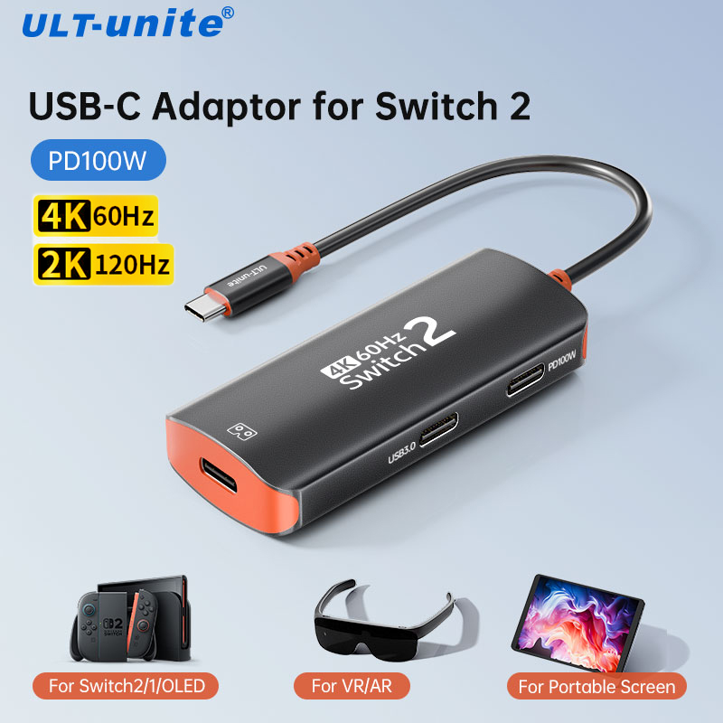 USB-C-хаб 4K60 Гц для Switch 2 – обзор и цена Desk Setup Usb Hub