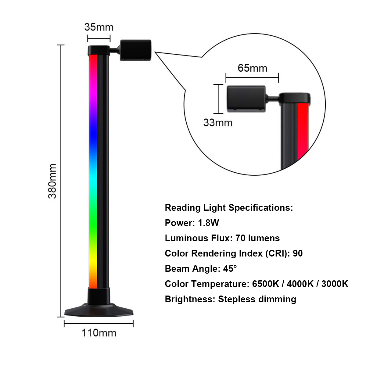 Умная светодиодная лампа RGB с – обзор и цена Desk Setup Art